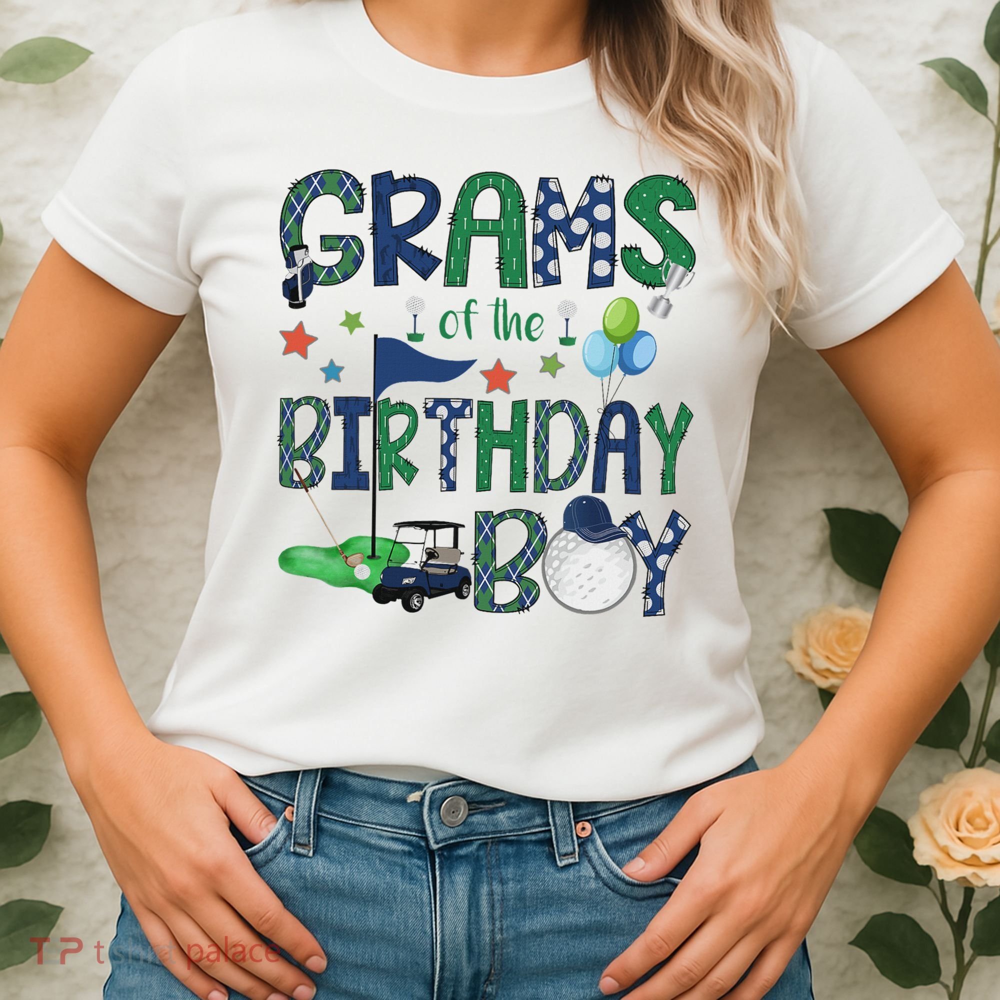 Grams Of The Birthday Boy Hole In One Golf Lover Women's T-Shirt