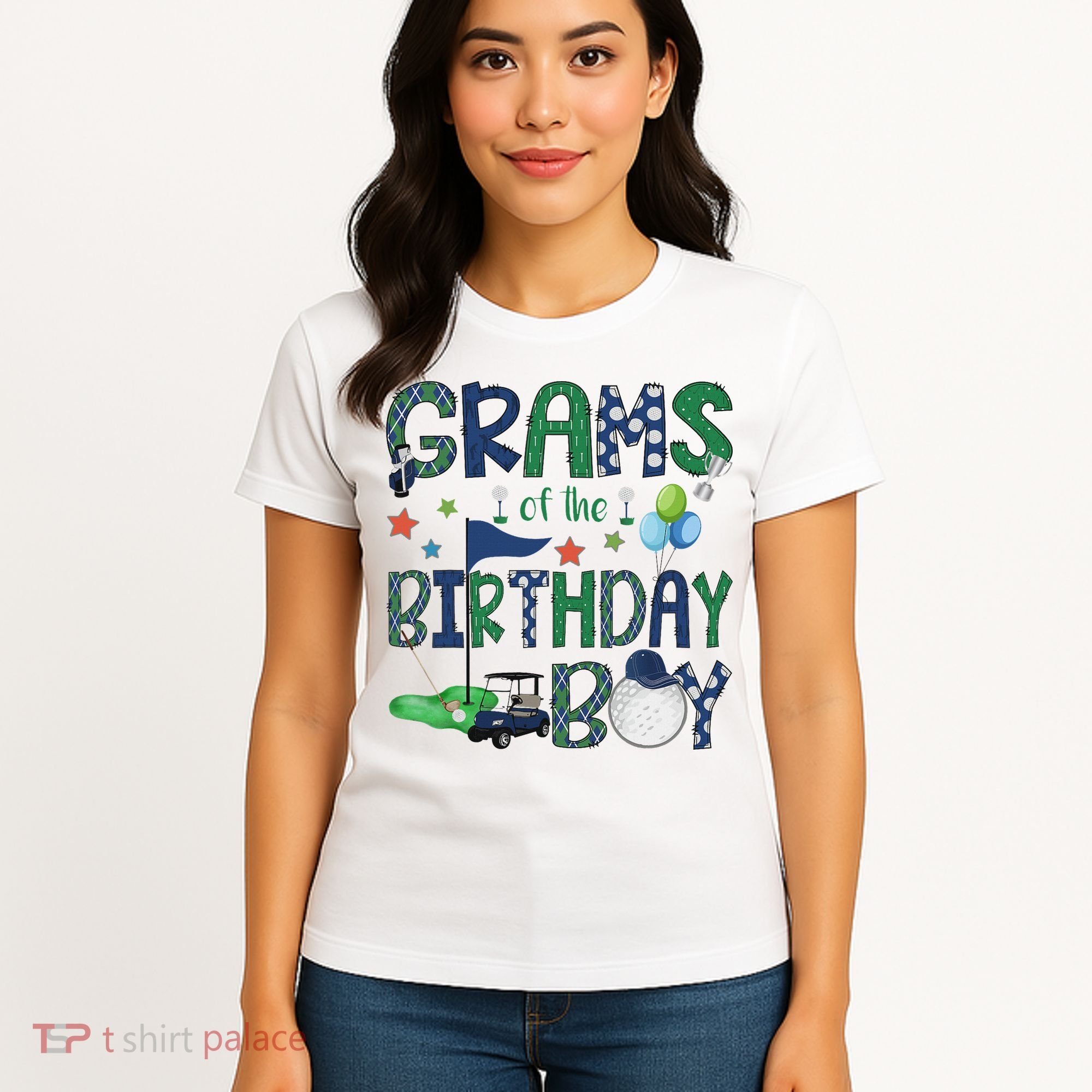Grams Of The Birthday Boy Hole In One Golf Lover Women's T-Shirt