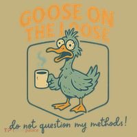 Goose On The Loose Funny Teacher Coffee Humor Meme T-Shirt thumb 7
