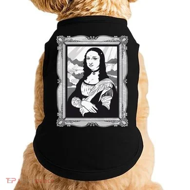 Gothic Mona Lisa Doggie Tank