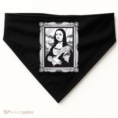 Gothic Mona Lisa USA-Made Doggie Bandana