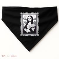 Gothic Mona Lisa USA-Made Doggie Bandana thumb 0