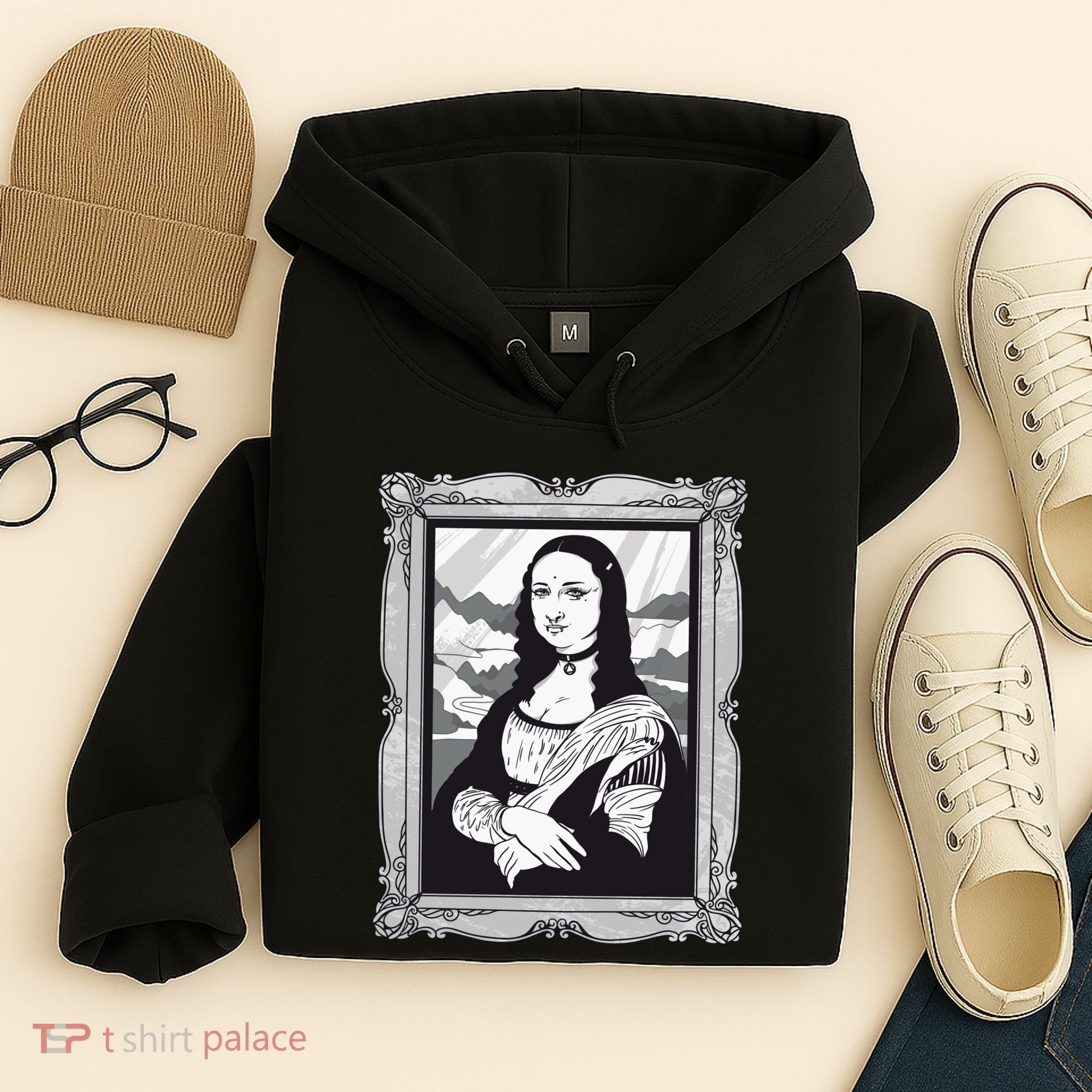 Gothic Mona Lisa Hoodie