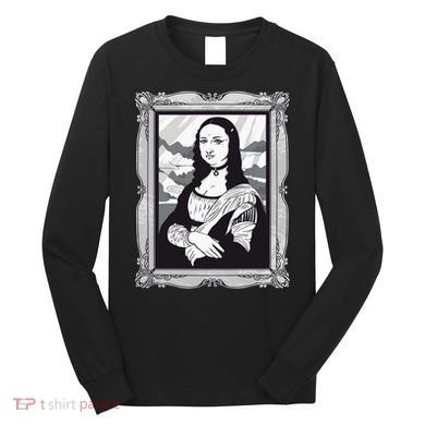 Gothic Mona Lisa Long Sleeve Shirt
