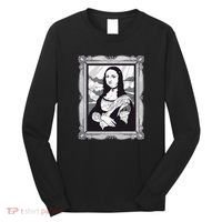 Gothic Mona Lisa Long Sleeve Shirt thumb 0