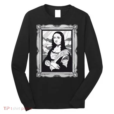 Gothic Mona Lisa Long Sleeve Shirt