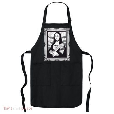 Gothic Mona Lisa Apron