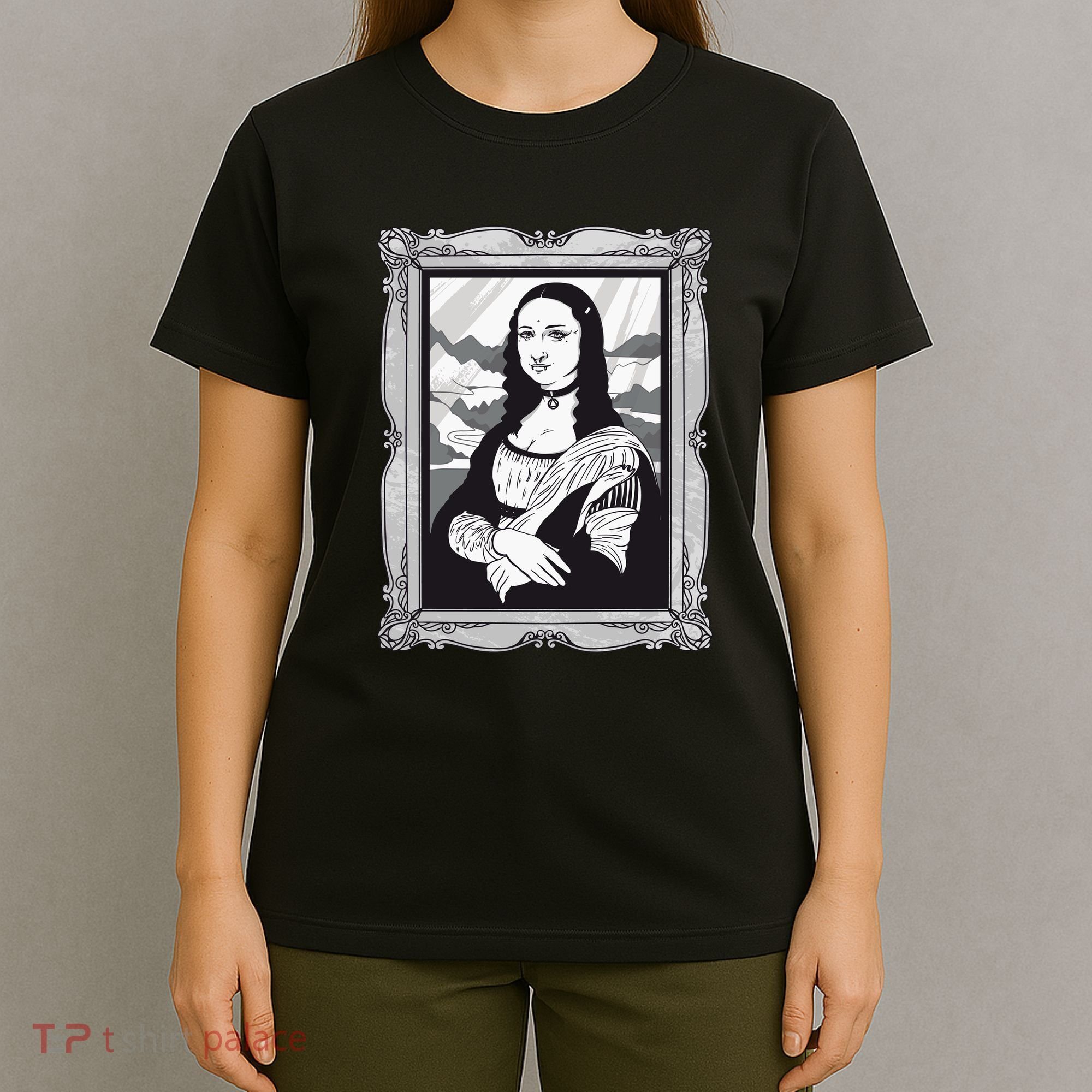 Gothic Mona Lisa T-Shirt