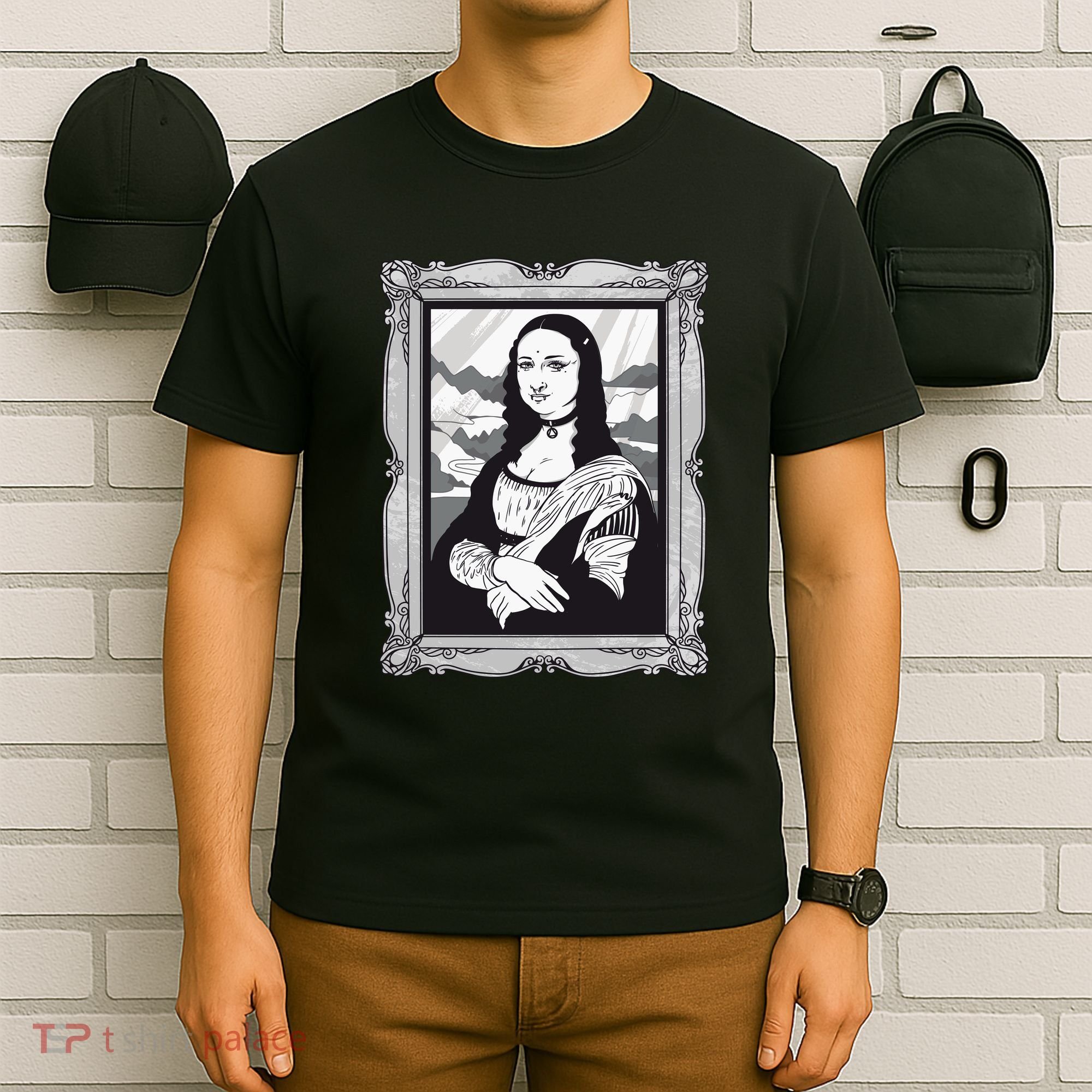 Gothic Mona Lisa T-Shirt