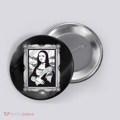 Gothic Mona Lisa Button