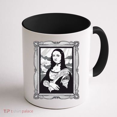 Gothic Mona Lisa Coffee Mug back