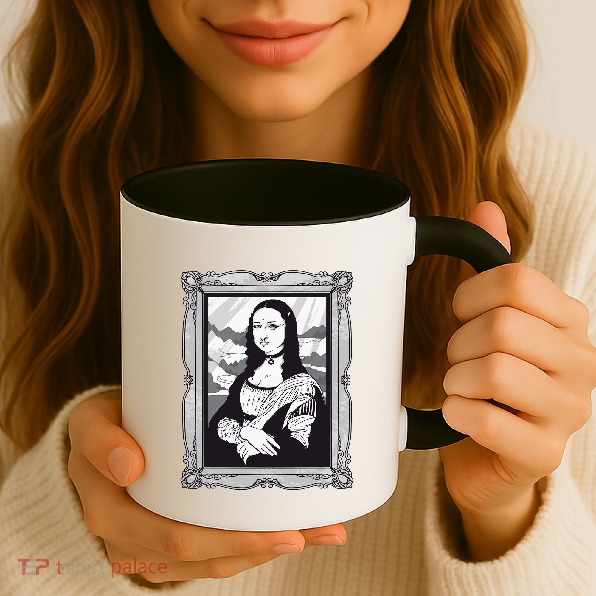 Gothic Mona Lisa Coffee Mug