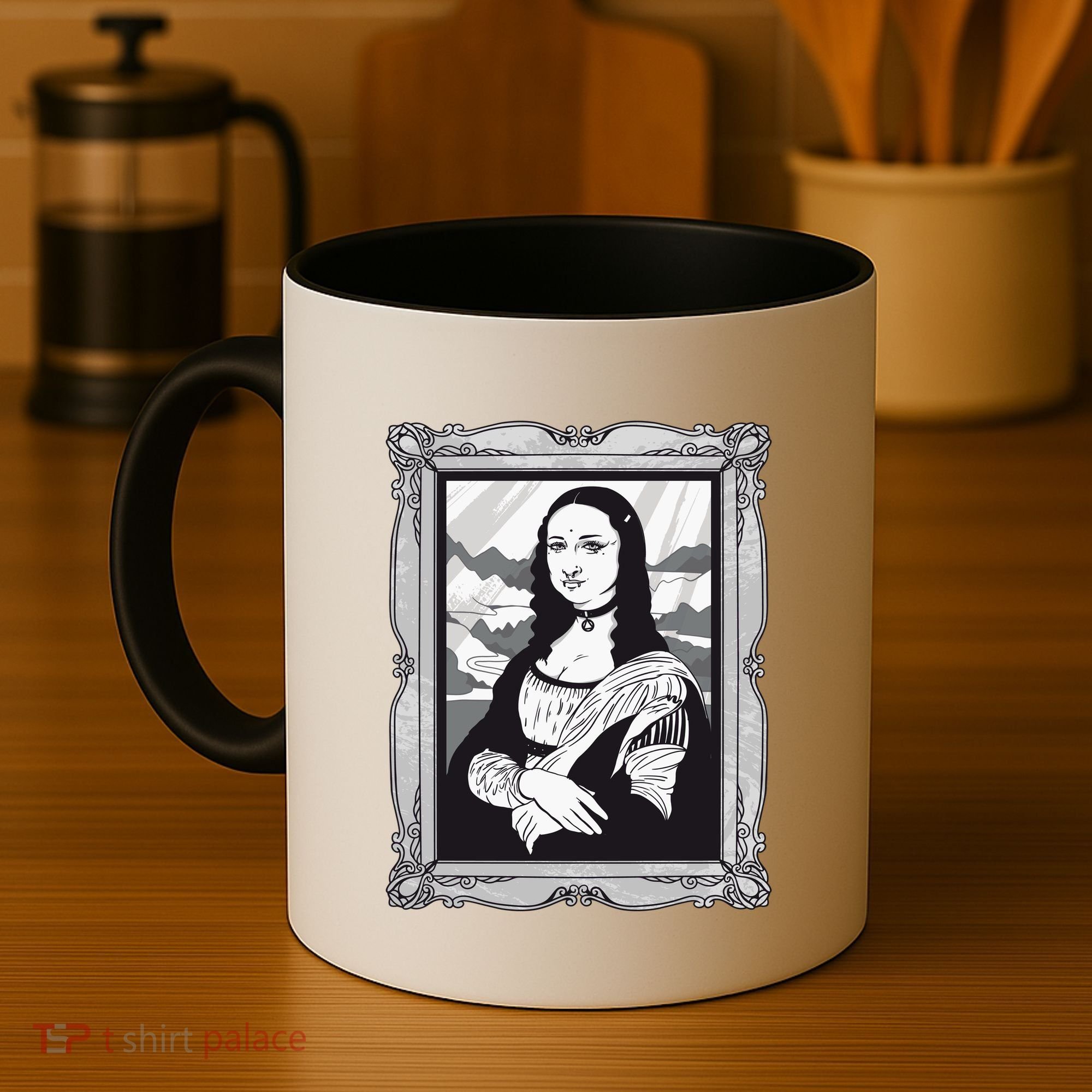 Gothic Mona Lisa Coffee Mug