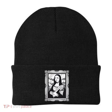 Gothic Mona Lisa Beanie