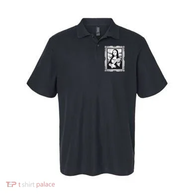 Gothic Mona Lisa Polo
