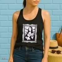 Gothic Mona Lisa Women's Tank Top thumb 2