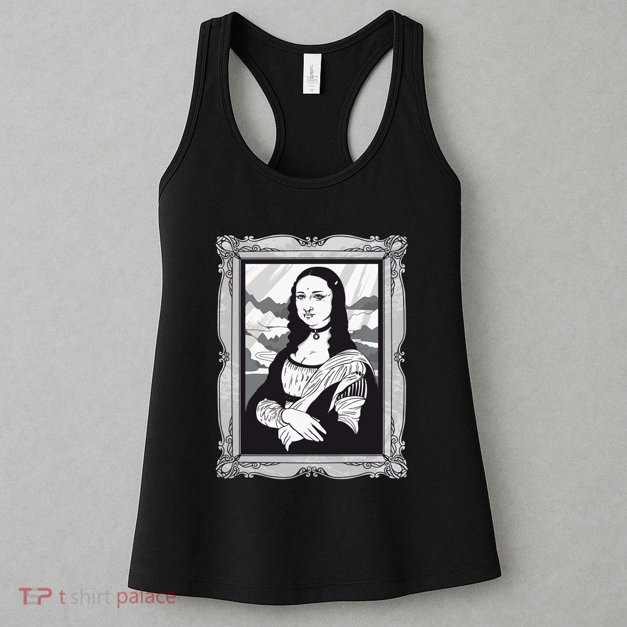 Gothic Mona Lisa Women's Tank Top