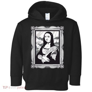 Gothic Mona Lisa Toddler Hoodie