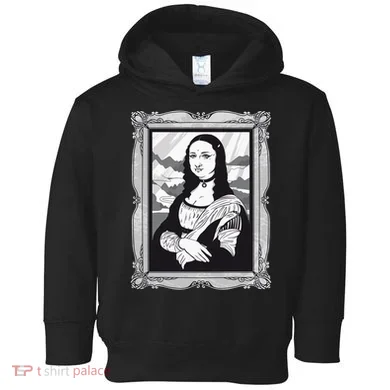 Gothic Mona Lisa Toddler Hoodie