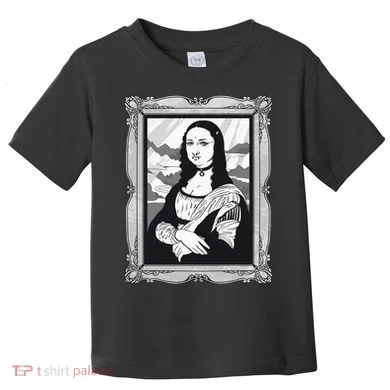 Gothic Mona Lisa Toddler T-Shirt