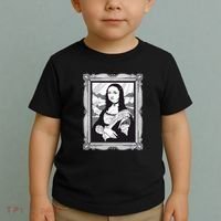 Gothic Mona Lisa Toddler T-Shirt thumb 2