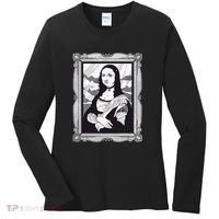Gothic Mona Lisa Women's Long Sleeve Shirt thumb 0