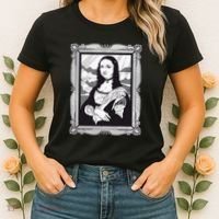 Gothic Mona Lisa Women's T-Shirt thumb 2