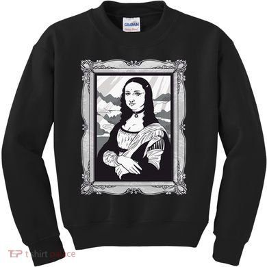 Gothic Mona Lisa Kids Sweatshirt