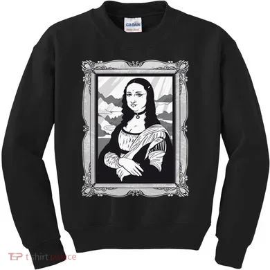 Gothic Mona Lisa Kids Sweatshirt