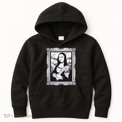 Gothic Mona Lisa Kids Hoodie