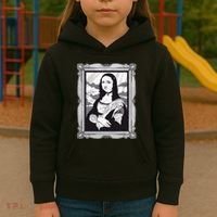 Gothic Mona Lisa Kids Hoodie thumb 3