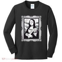 Gothic Mona Lisa Kids Long Sleeve Shirt thumb 0