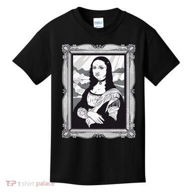 Gothic Mona Lisa Kids T-Shirt