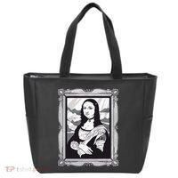 Gothic Mona Lisa Tote Bag thumb 0