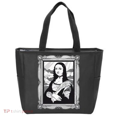 Gothic Mona Lisa Tote Bag