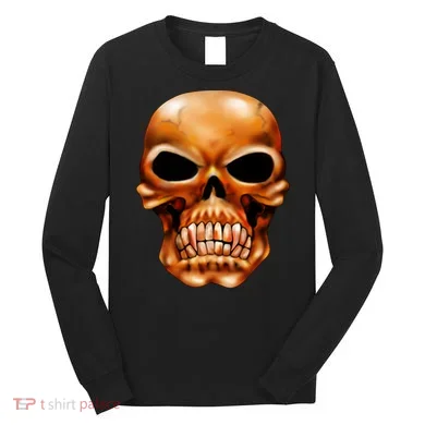 Gothic Skull Long Sleeve Shirt