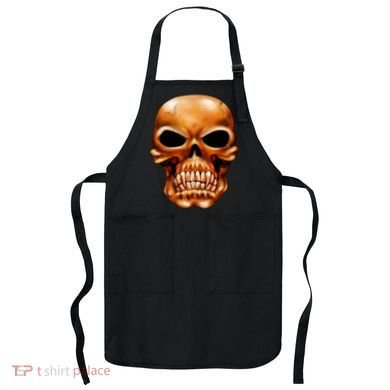 Gothic Skull Apron