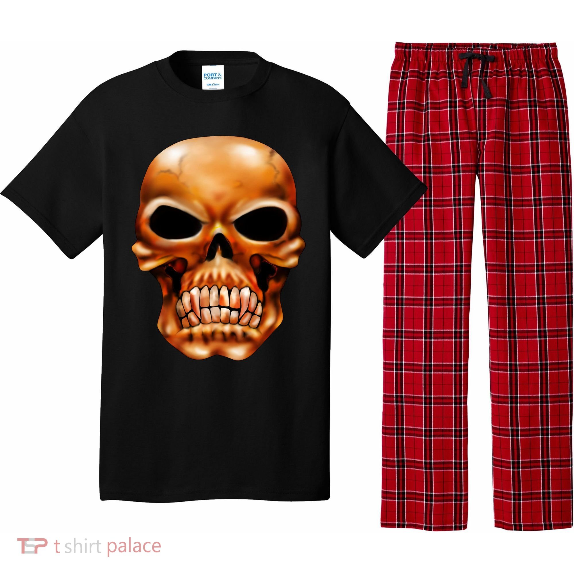 Gothic Skull Pajama Set