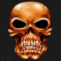Gothic Skull Ornament thumb 1