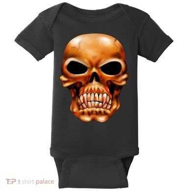 Gothic Skull Baby Bodysuit