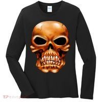 Gothic Skull Women's Long Sleeve Shirt thumb 0