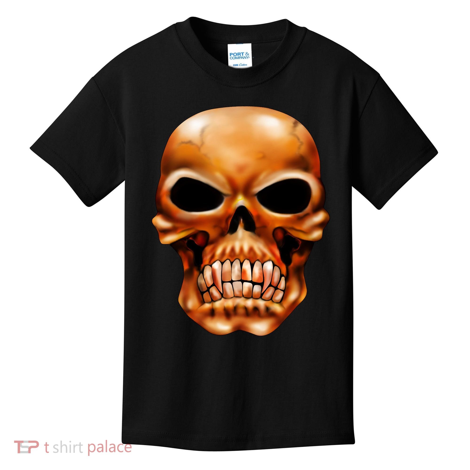 Gothic Skull Kids T-Shirt