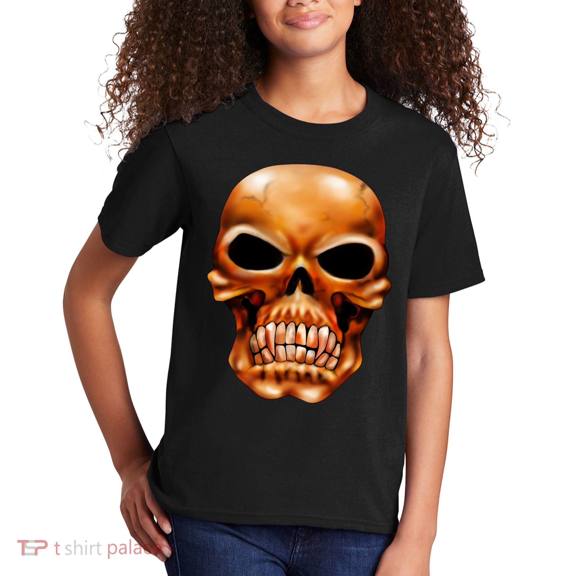 Gothic Skull Kids T-Shirt