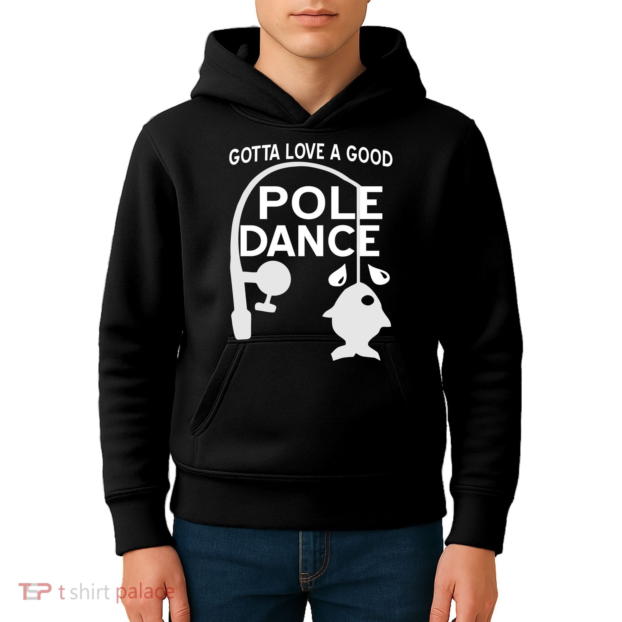 Gotta Love A Good Pole Dance Fishing Kids Hoodie
