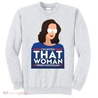 Gov Whitmer I'm With That Woman From Michigan Sweatshirt thumb 0