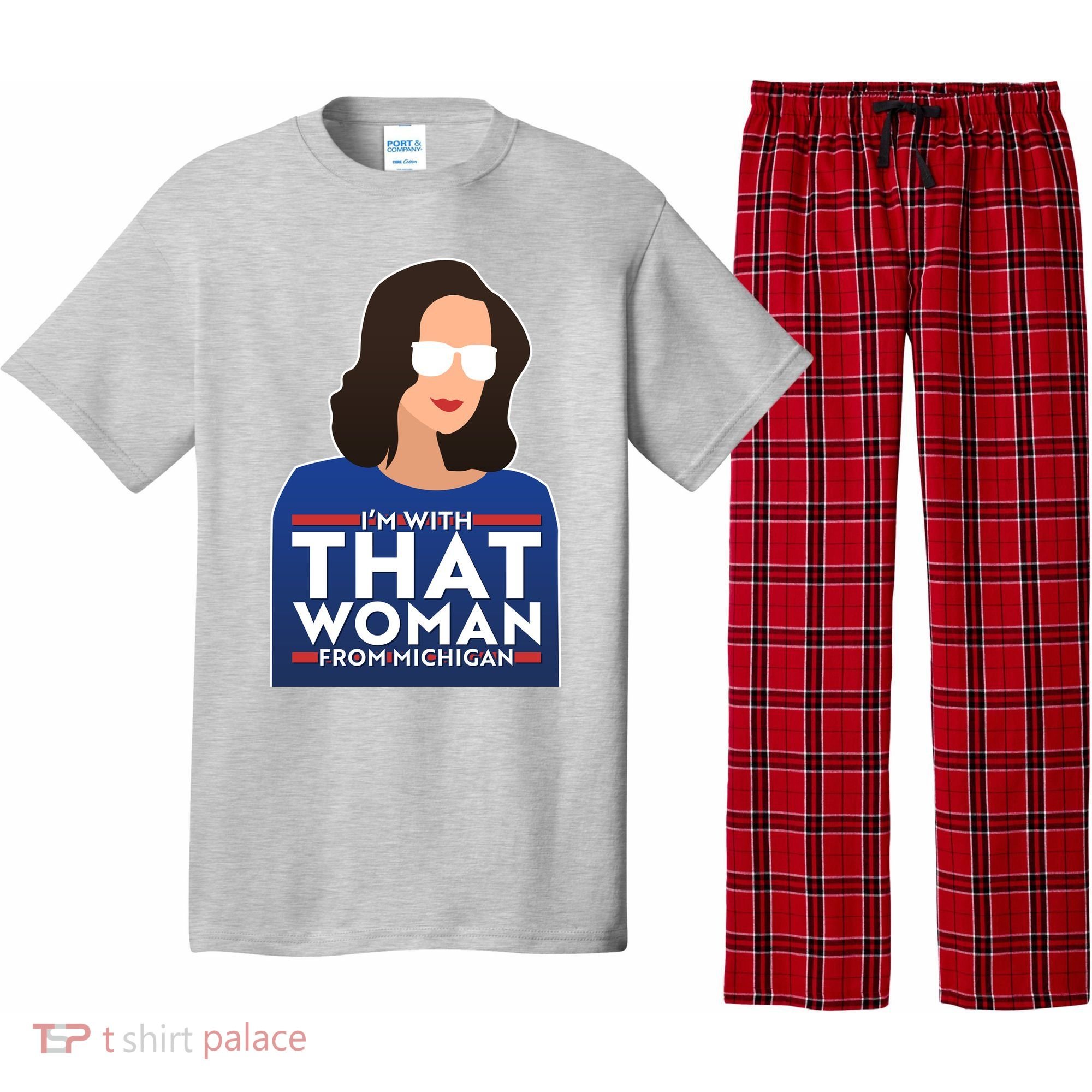Gov Whitmer I'm With That Woman From Michigan Pajama Set