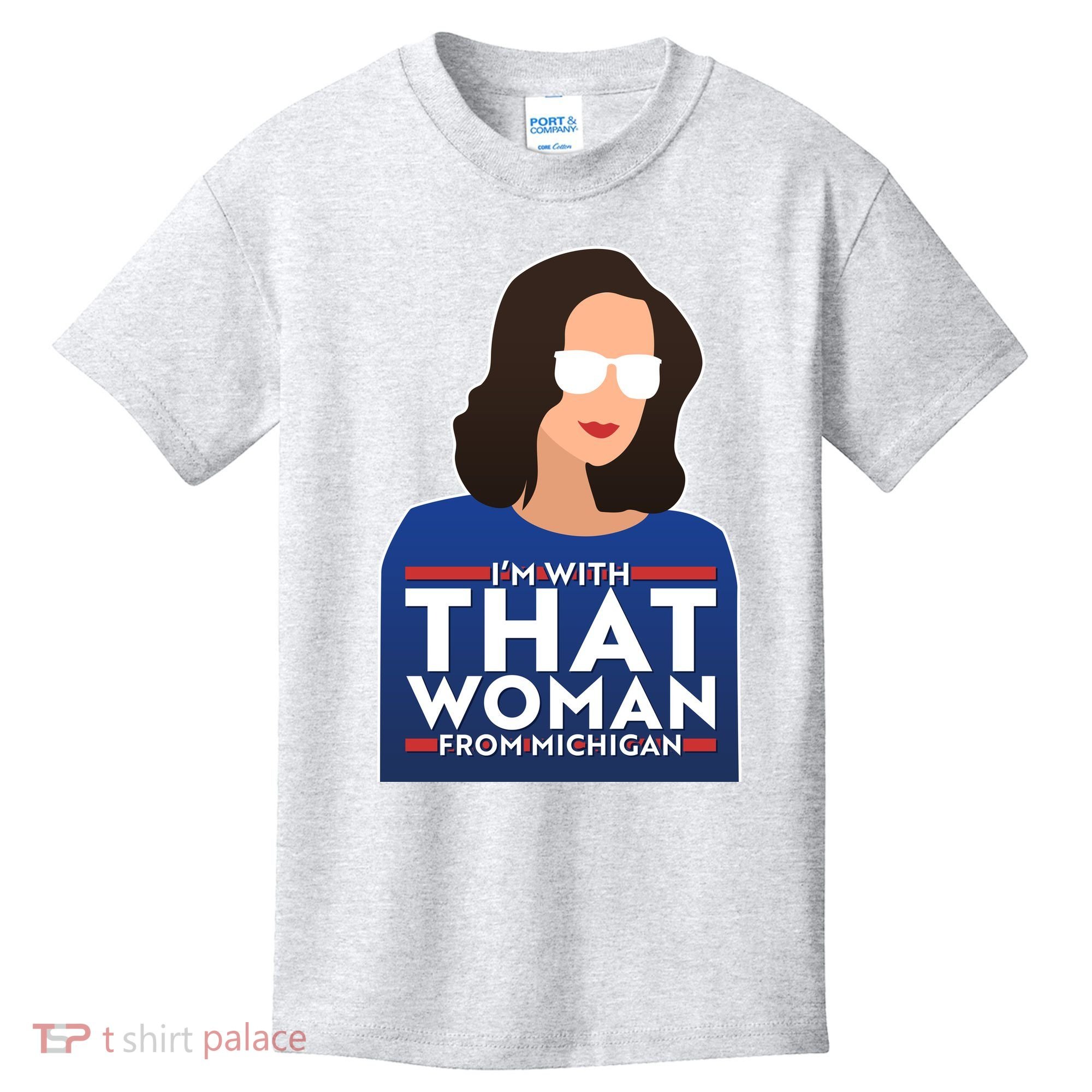 Gov Whitmer I'm With That Woman From Michigan Kids T-Shirt
