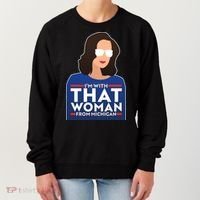 Gov Whitmer I'm With That Woman From Michigan Women's Sweatshirt thumb 0