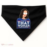 Gov Whitmer I'm With That Woman From Michigan USA-Made Doggie Bandana thumb 0