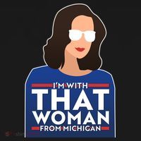Gov Whitmer I'm With That Woman From Michigan Apron thumb 3